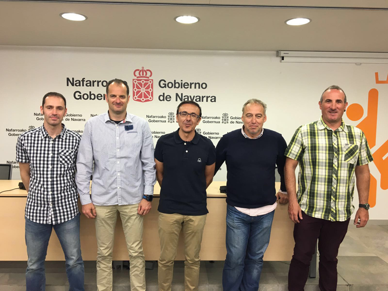 El Presidente de la Federaci&oacute;n Espa&ntilde;ola, de visita en Pamplona